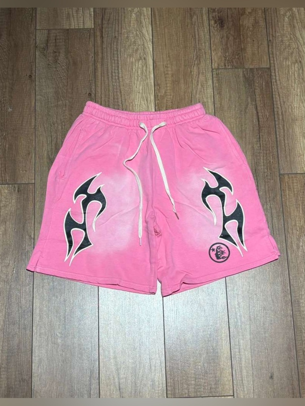 Hellstar Pink Flame Shorts Brand New Mens Size M